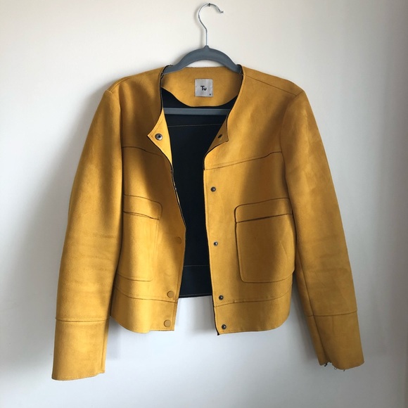 Tu Faux Suede Blazer with pockets - Picture 5 of 10